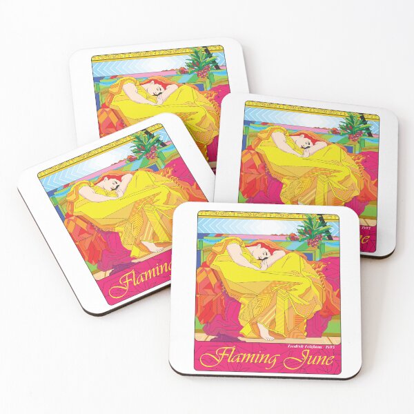 Item preview, Flaming Geometry with name: A Modern Tribute to Flaming June by Frederic Leighton designed and sold by W-O-A-K.