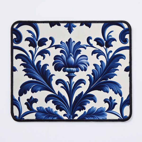 Item preview, Abstract Delfts Blue Dutch Porcelain Pattern designed and sold by TheArtOfPat.