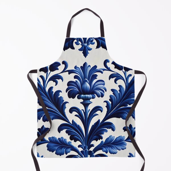 Item preview, Abstract Delfts Blue Dutch Porcelain Pattern designed and sold by TheArtOfPat.