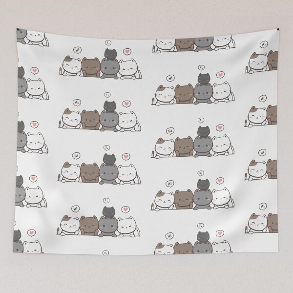 Item preview, Cats Waving designed and sold by jennysselling.
