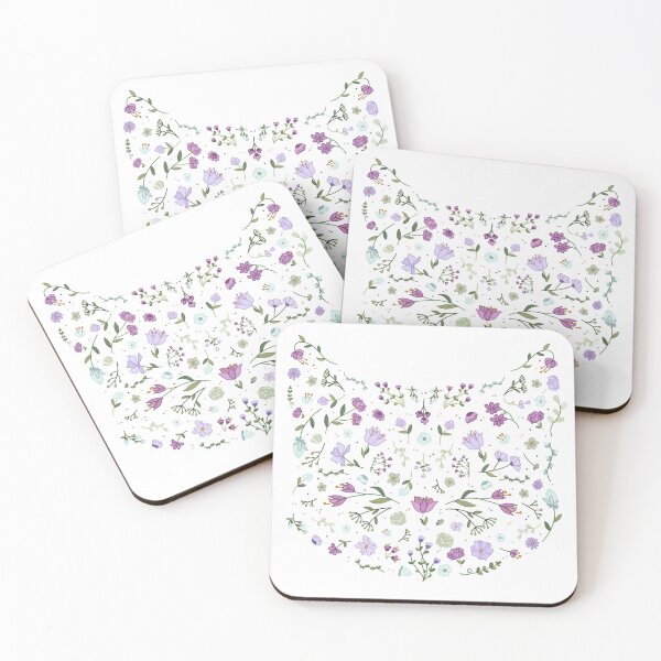 Item preview, Floral Feline (Purple) designed and sold by Hanna M.