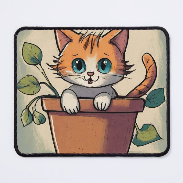 Item preview, Potted Cat Plant designed and sold by omerfdln34.
