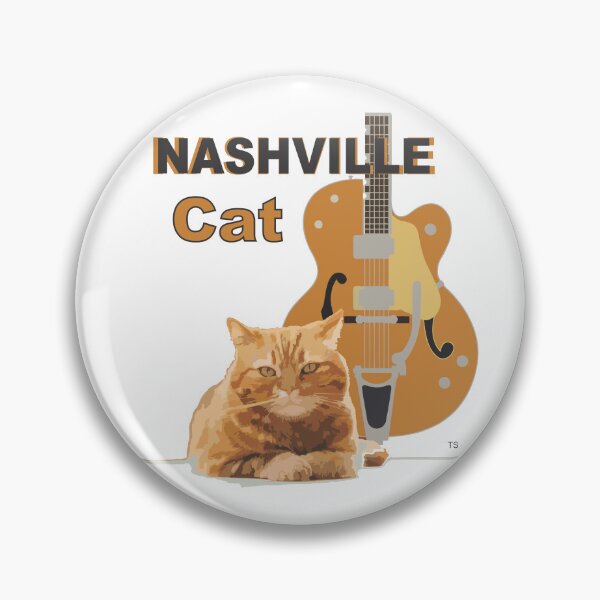 Item preview, Nashville Cat Orange Guitar  designed and sold by TerScott.