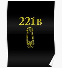 221B Baker Street Poster