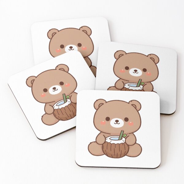Item preview, Bear Drinking Coconut Water designed and sold by LemuellTrends.