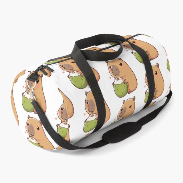 Item preview, Capybara Drinking Coconut Water designed and sold by LemuellTrends.