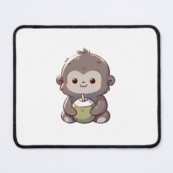 Item preview, Gorilla Drinking Coconut Water designed and sold by LemuellTrends.
