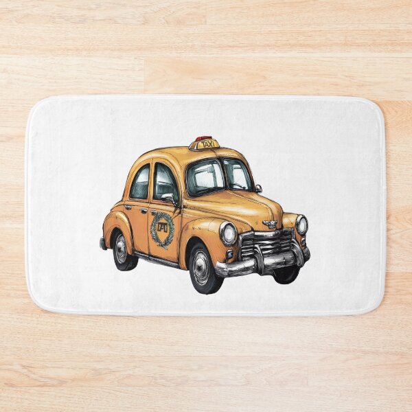 Item preview, Yellow Cab Aesthetic Illustration designed and sold by WatermelonPink.