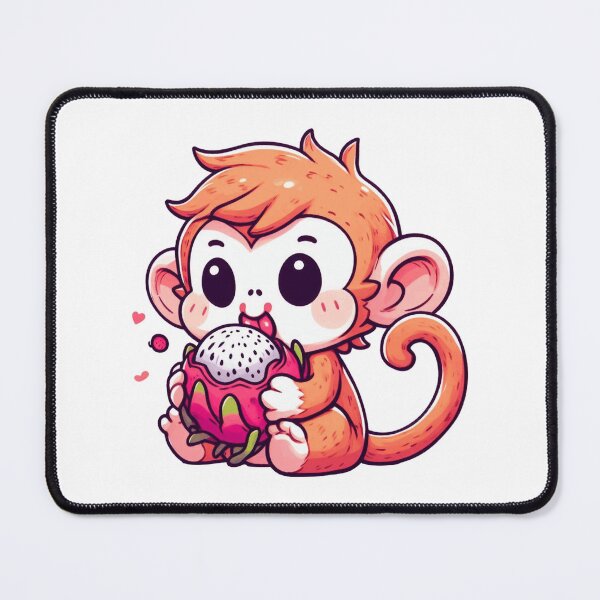 Item preview, Monkey Eating Dragon Fruit designed and sold by LemuellTrends.