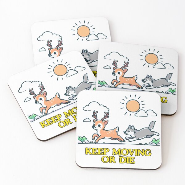 Item preview, Keep Moving Or Die Deer designed and sold by LemuellTrends.