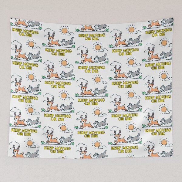 Item preview, Keep Moving Or Die Deer designed and sold by LemuellTrends.