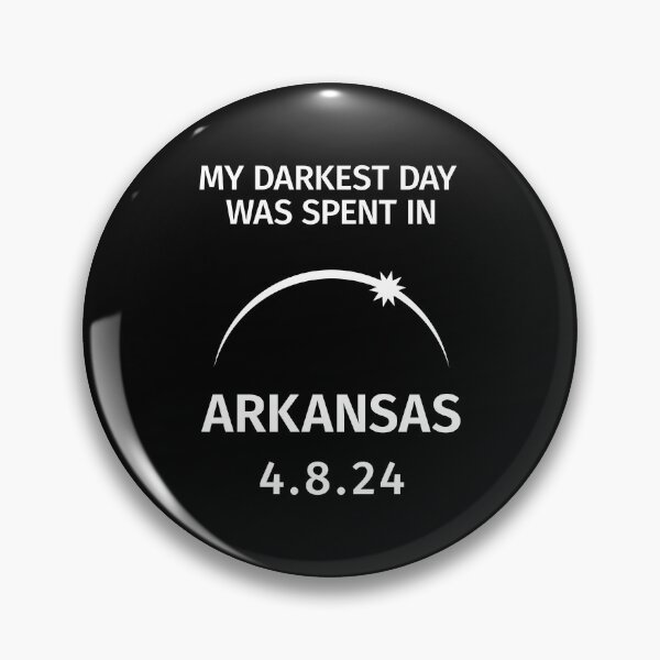 Item preview, My Darkest Day Was Spent in Arkansas - 2024 Solar Eclipse designed and sold by creativecurly.