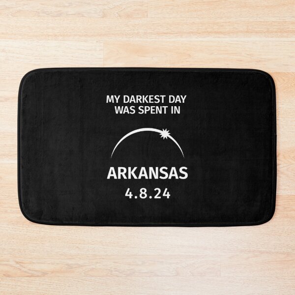 Item preview, My Darkest Day Was Spent in Arkansas - 2024 Solar Eclipse designed and sold by creativecurly.