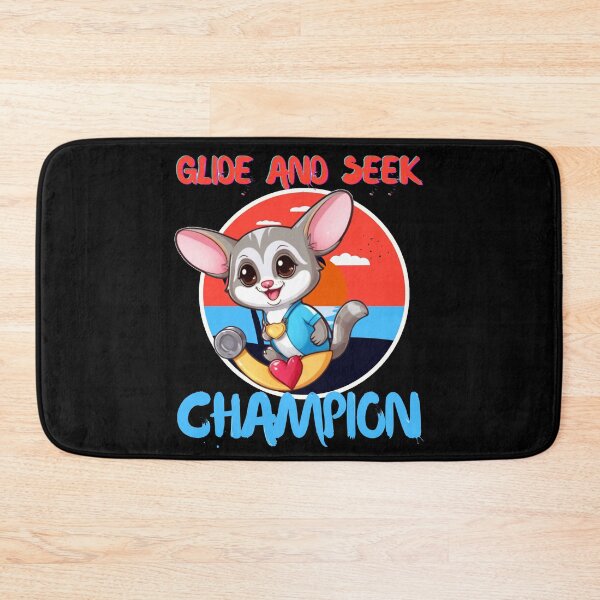 Item preview, Glide and Seek Champion Funny Cartoon Sugar Glider designed and sold by jteart.