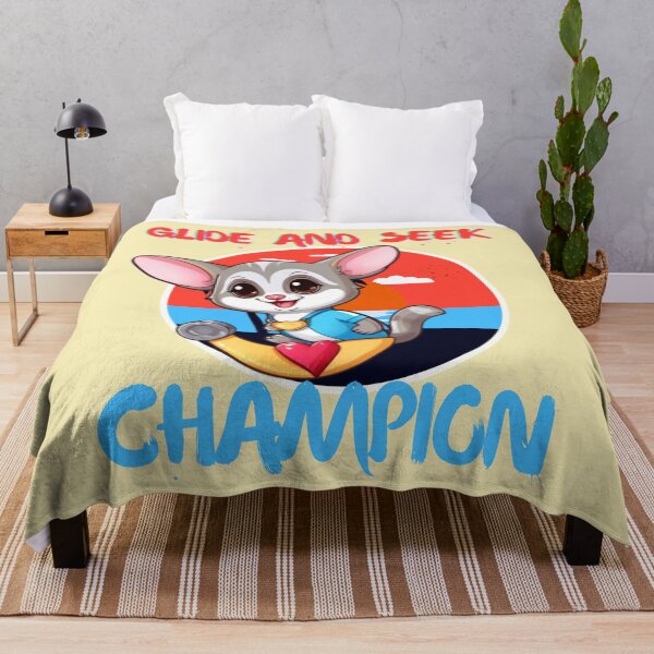 Item preview, Glide and Seek Champion Funny Cartoon Sugar Glider designed and sold by jteart.