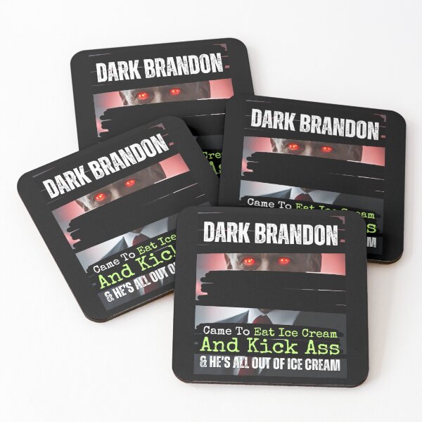 Item preview, Dark Brandon Came To Kick ASS Democratic Political Design designed and sold by EarthArtDesigns.