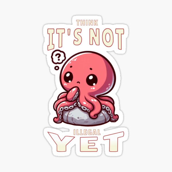 Item preview, Thinking Octopus designed and sold by LemuellTrends.