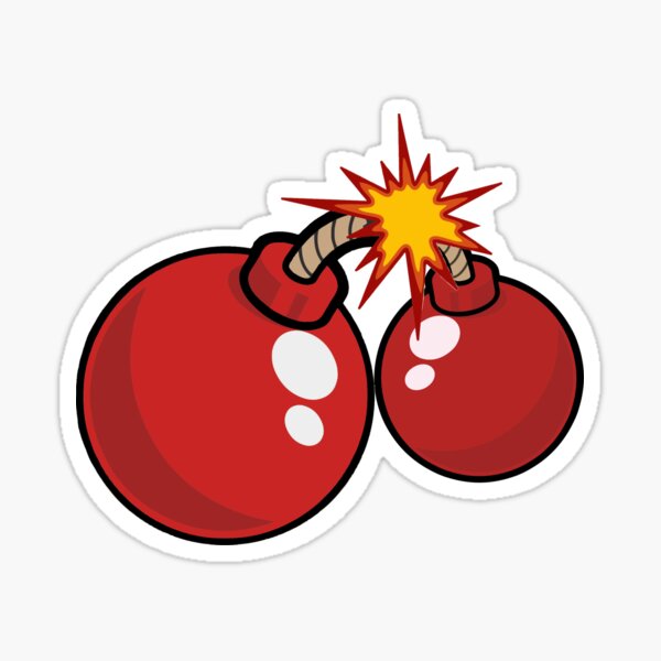 "Cherry Bomb" Sticker by Cynorio Redbubble