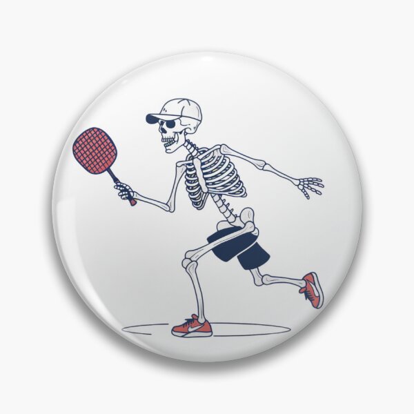 Item preview, Pickleball Skeleton Cutout designed and sold by InfamousRyanM.