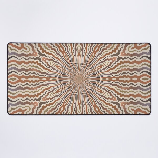 Aperçu de l'œuvre Fleur Safari Flow en marron argile créée et vendue par PatternTango.