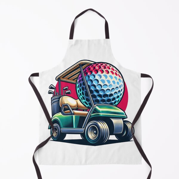 Item preview, Golf Ball with Golf Cart designed and sold by PassionforLove.