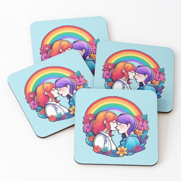 Item preview, LGBTQ+Lesbian Couple in Love designed and sold by Cosmicreations1.