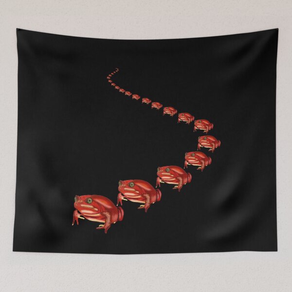 Item preview, Tomato Frog Swirl designed and sold by ArtAndBliss.