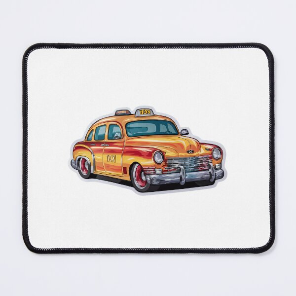 Item preview, Yellow Taxi Aesthetic Oldtimer Illustration designed and sold by WatermelonPink.