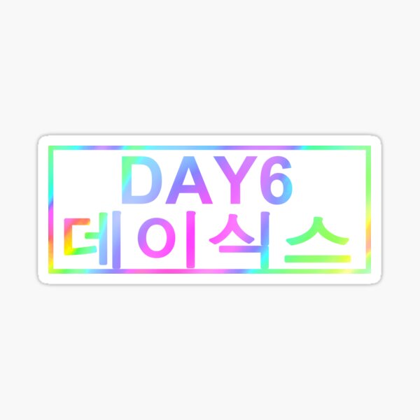 "day6" Sticker by shannonpaints | Redbubble