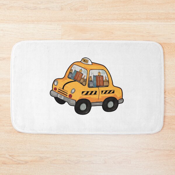 Item preview, Cute Yellow Big City Cab Sticker designed and sold by WatermelonPink.
