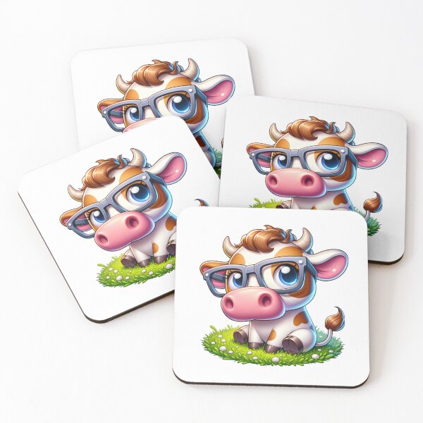 Item preview, Nerdy Cow in a Pasture designed and sold by PassionforLove.