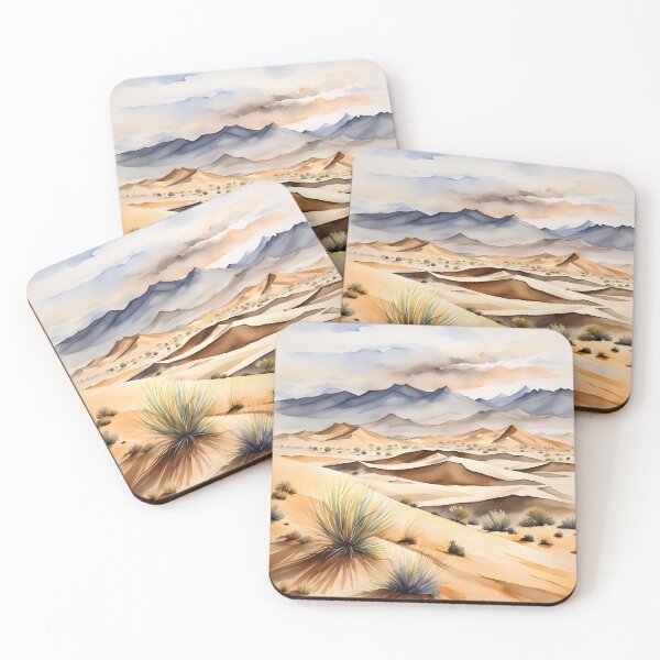 Item preview, Majestic Desert Dunes - Watercolor Landscape - Art Print - Home Decor designed and sold by 5lav.