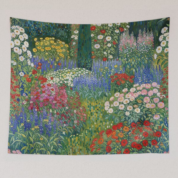 Item preview, Gustav Klimt Flower Garden designed and sold by maniacfitness.
