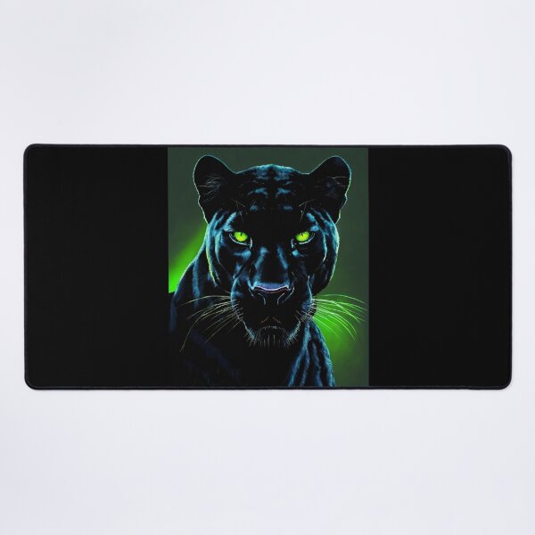 Item preview, Black panther with green eyes designed and sold by Astralia.