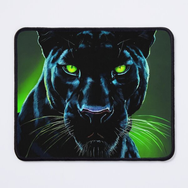 Item preview, Pantera negra con ojos verdes. designed and sold by Astralia.