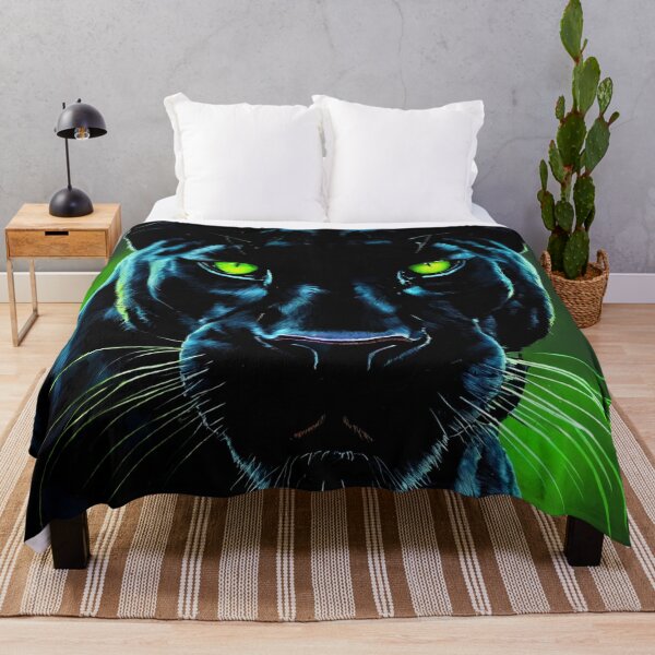 Item preview, Black panther with green eyes designed and sold by Astralia.
