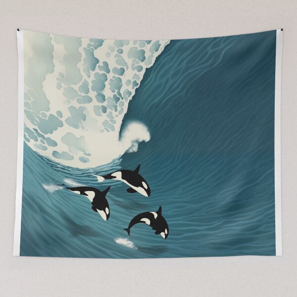 Item preview, Orca Sea Ocean designed and sold by SurfolioPrints.