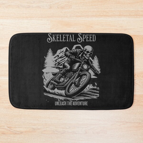 Item preview, Skeletal Biker Racing Through Wilderness Graphic designed and sold by IdeasDream.