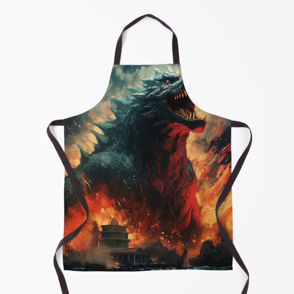 Item preview, Nuclear Lizard Monster destroying city 1 designed and sold by AstroRisq.