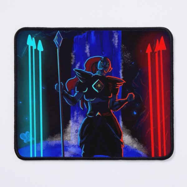 Vista previa del artículo con la obra «Undyne el Eterno», diseñado y vendido por WhimsysWhatnots.