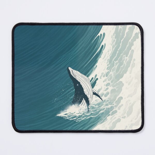 Item preview, Humpback Whale Sea Ocean designed and sold by SurfolioPrints.