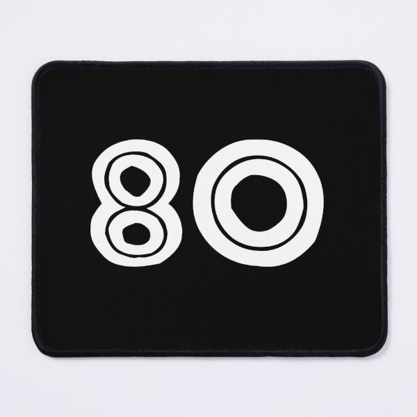 Item preview, 80, eighty, white, tribal, african designed and sold by Numbers-Art.