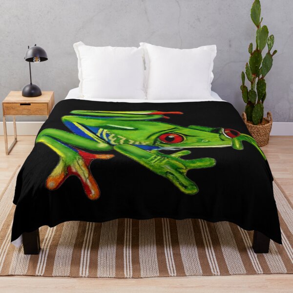 Item preview, Red-Eyed Tree Frog Drawing designed and sold by ArtAndBliss.