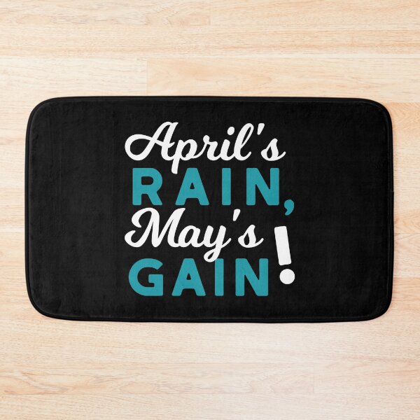 Item preview, April Showers May Flowers Inspirational Quote Spring Season designed and sold by FlinArt.
