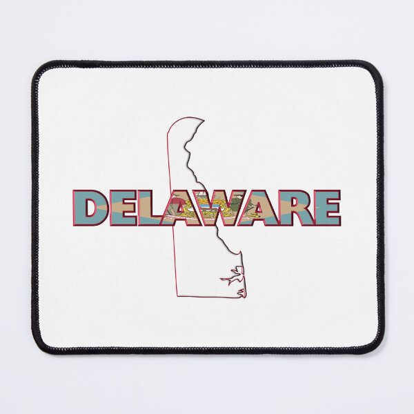 Item preview, Delaware Colored State Letters designed and sold by m2inspiration.
