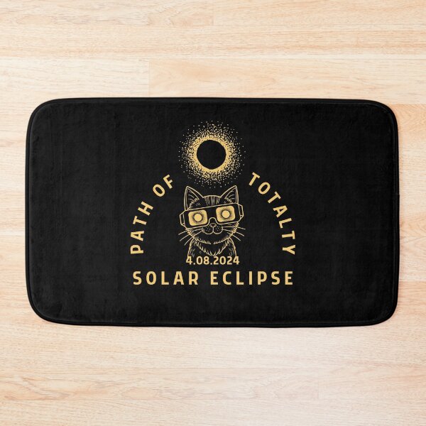 Item preview, A Cat with Sunglass - Total Solar Eclipse - April 8, 2024 designed and sold by patternjp.