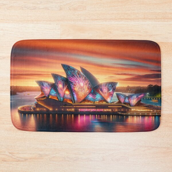 Artikelvorschau, Sydney Opera House Vivid Festival entworfen und verkauft von BhuberryArt2022.