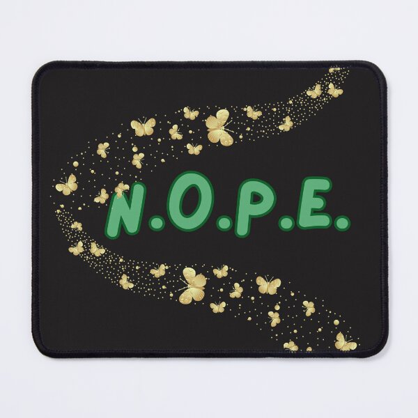 Item preview, "NOPE: Embrace the Power of Positive Denial" designed and sold by JAMESAMORN.