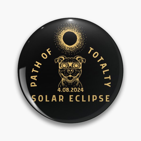 Item preview, A Dog with Sunglass - Total Solar Eclipse - April 8, 2024 designed and sold by patternjp.