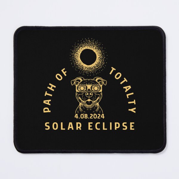 Item preview, A Dog with Sunglass - Total Solar Eclipse - April 8, 2024 designed and sold by patternjp.